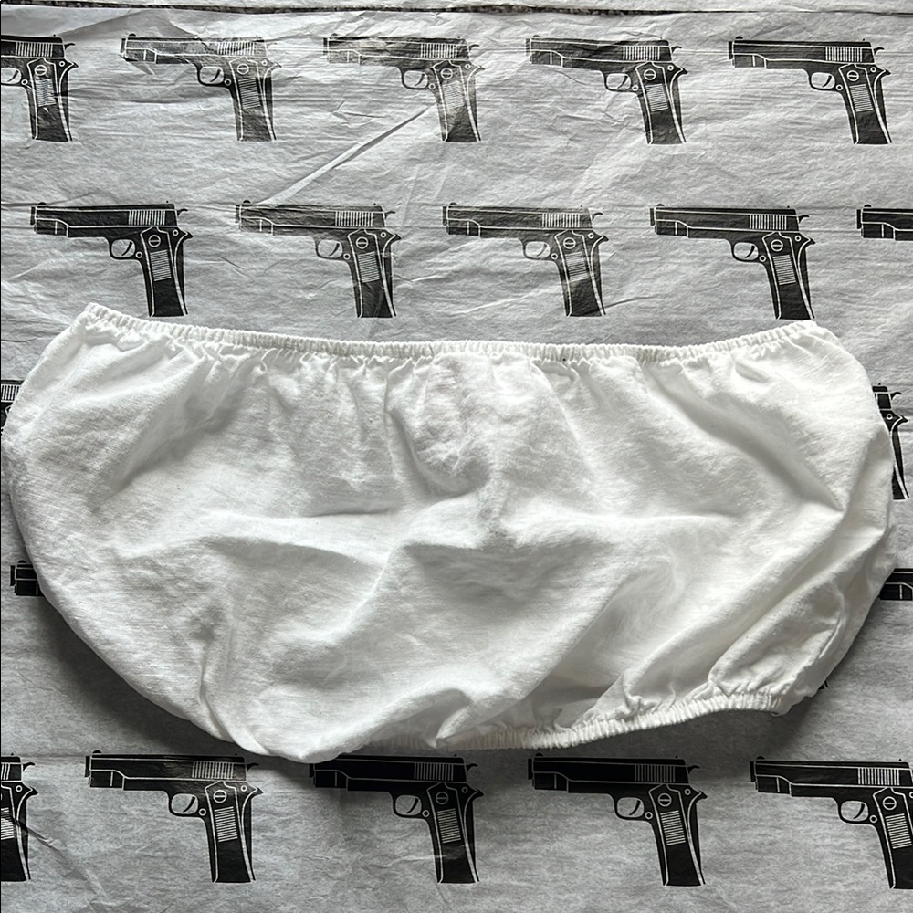 Show Me Your MuMu White Crop Top Lightweight Stylish